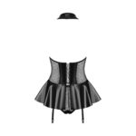 Set Lenjerie Lucioasa Corset si Chilotei